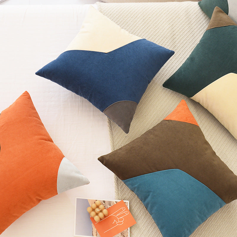 Geostitch Pillow Cover