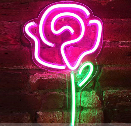 Cosmic Glow Neon LED Wall Light (USB, Adjustable Brightness)