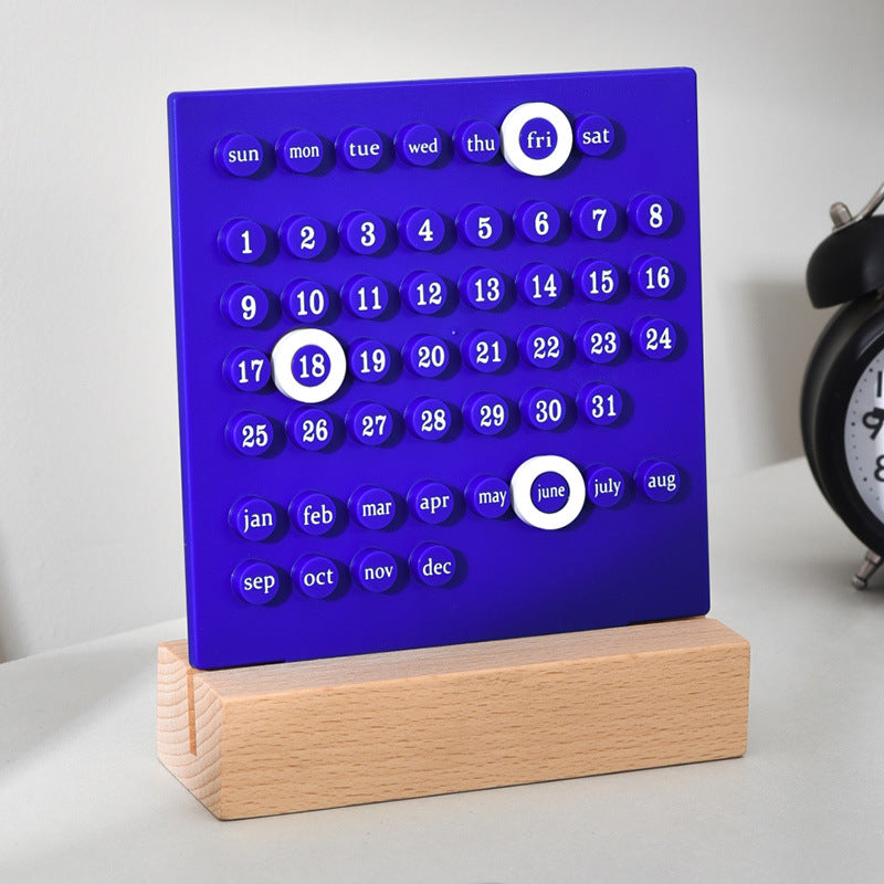 PopDate Perpetual Desk Calendar