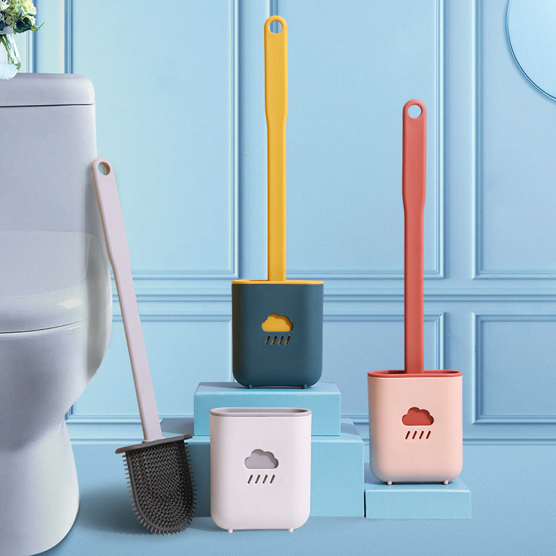CloudClean Silicone Toilet Brush Set