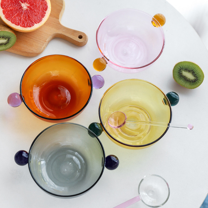 Pop Orbit Glass Bowl
