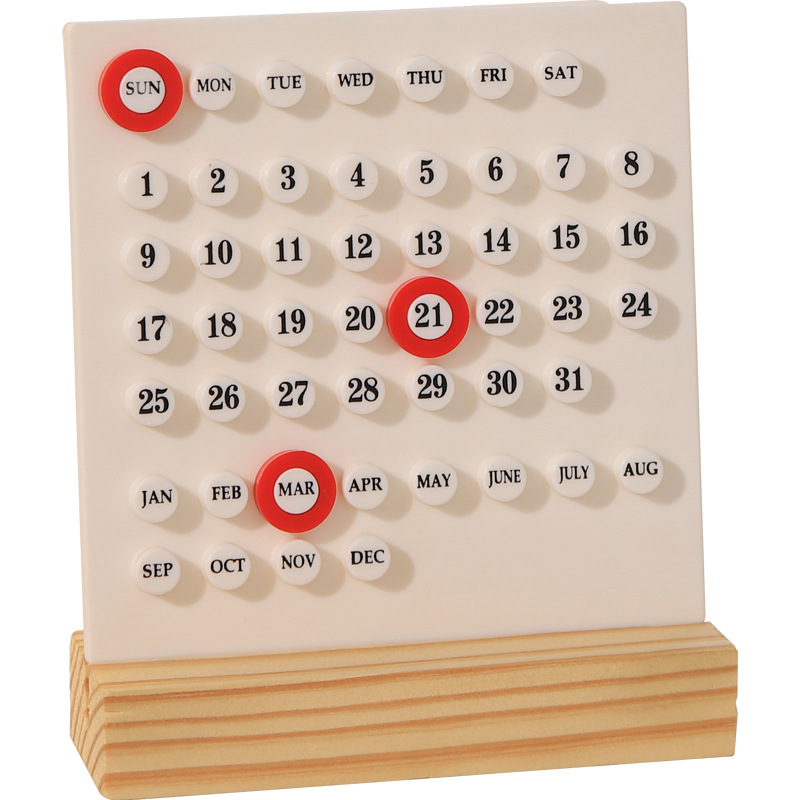 PopDate Perpetual Desk Calendar