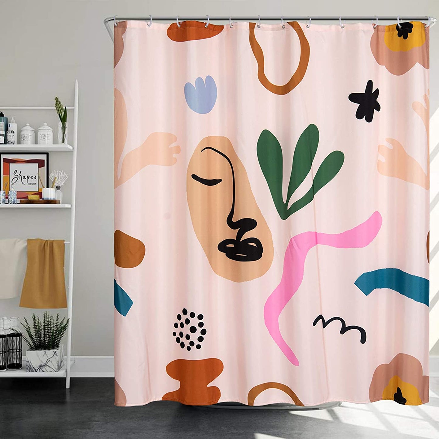 Abstract Pop Shower Curtain
