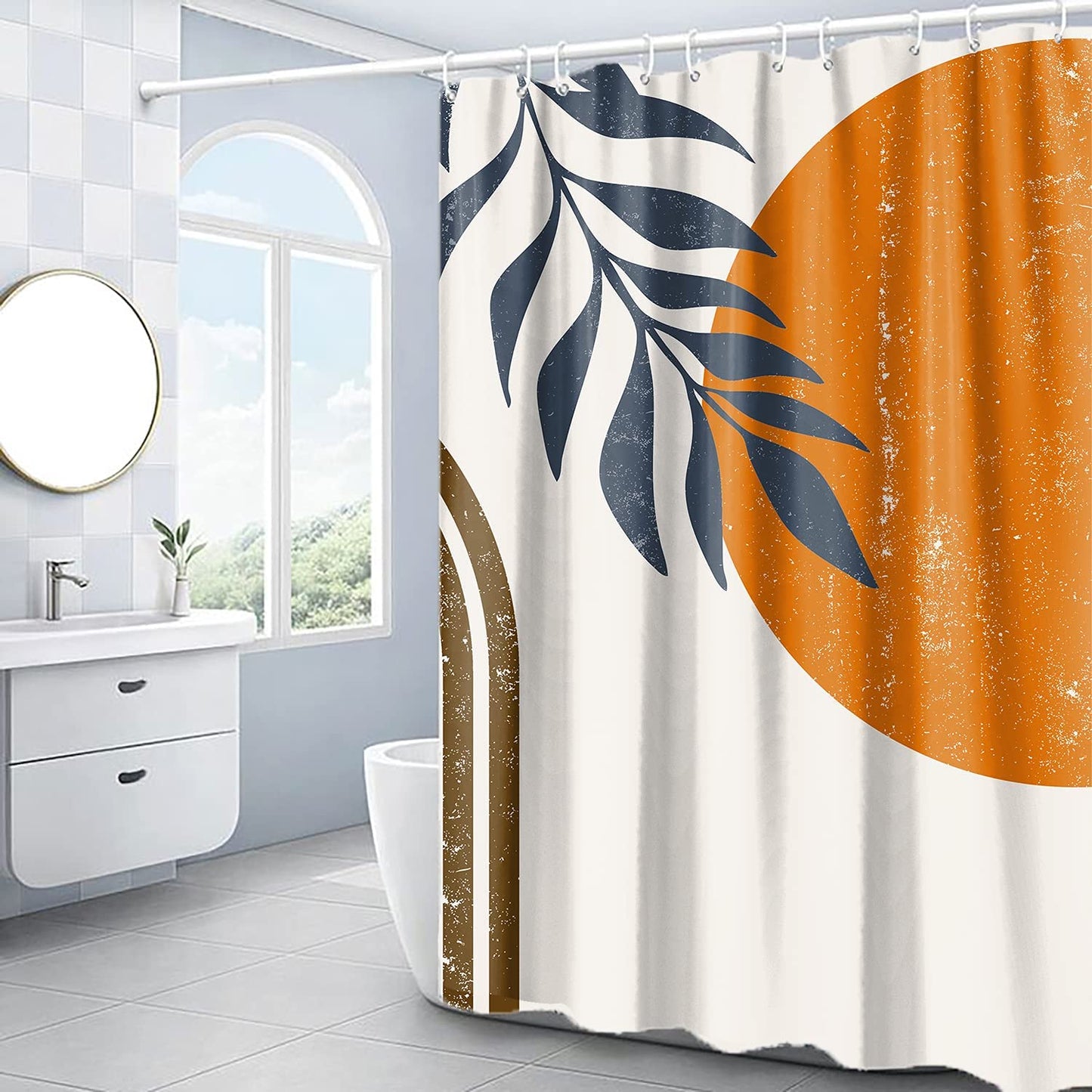 Abstract Pop Shower Curtain
