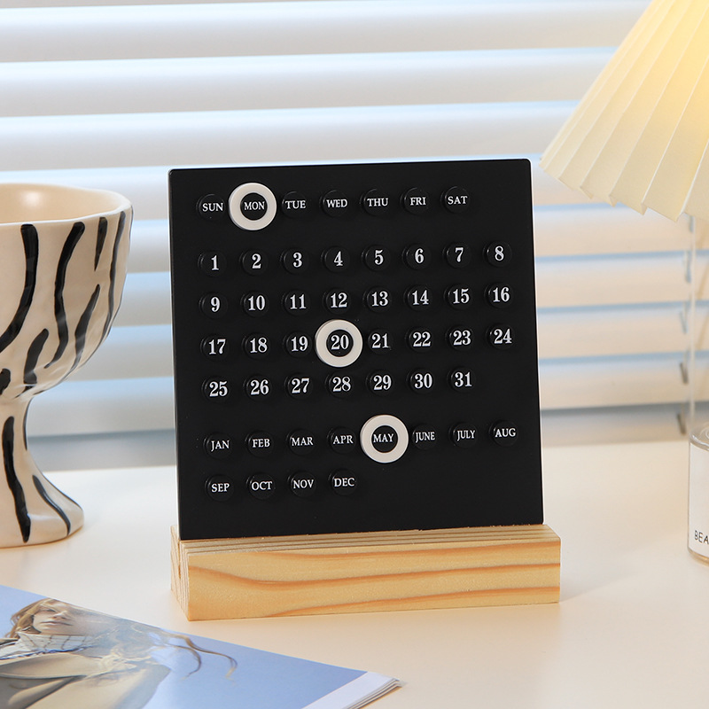 PopDate Perpetual Desk Calendar