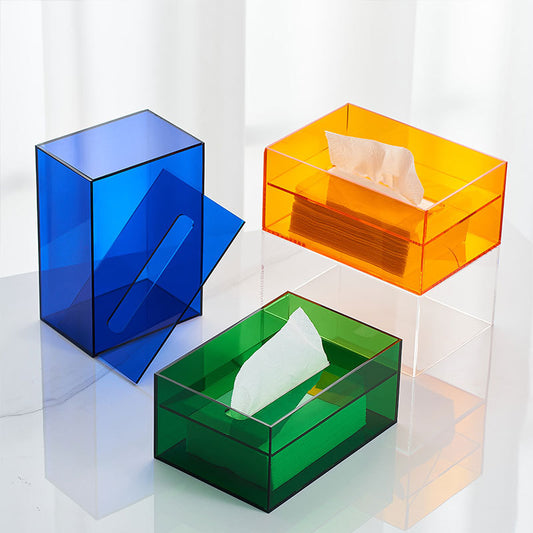 Prism Acrylic Tissue Box