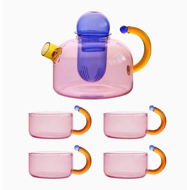 Celestial Glass Tea Set