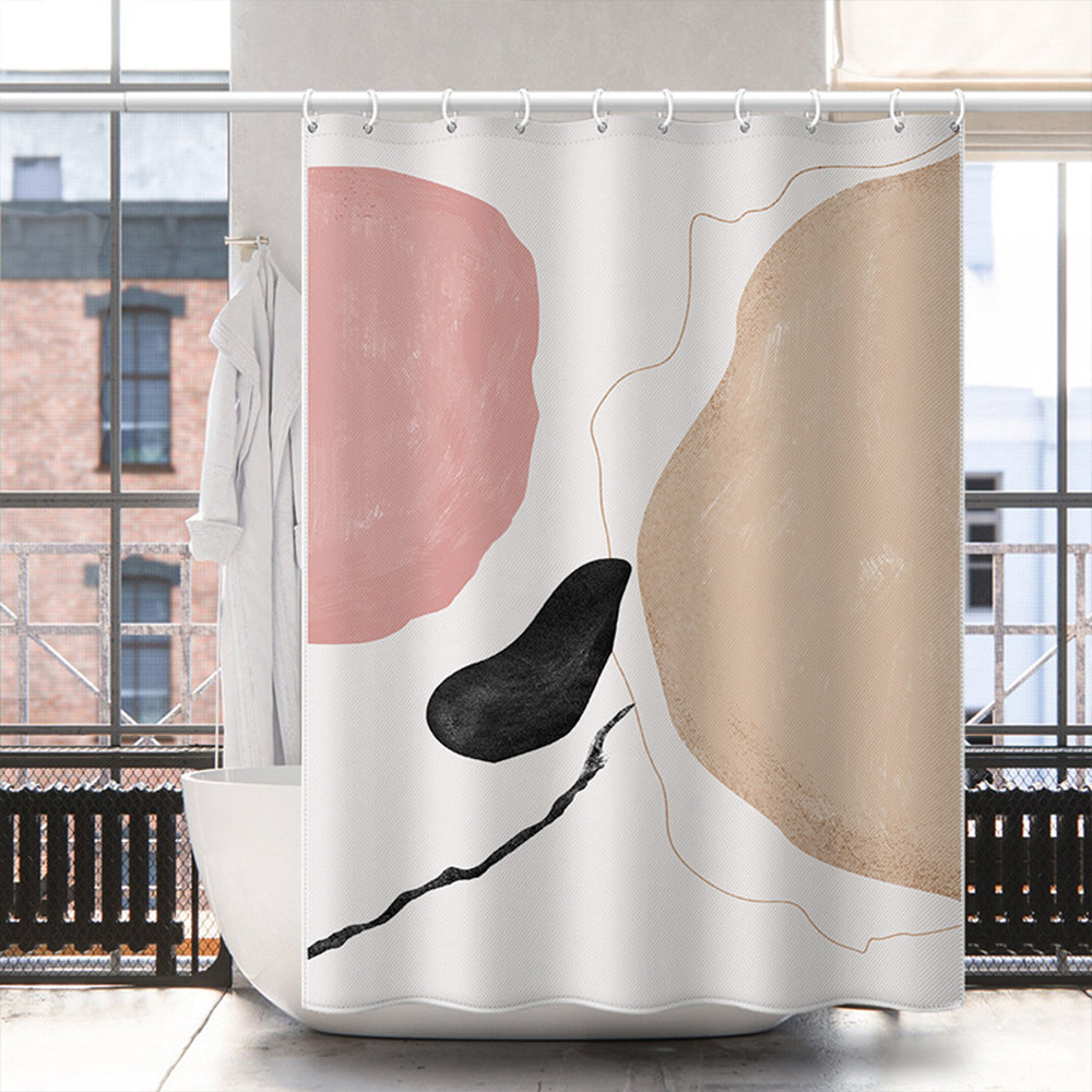 Abstract Pop Shower Curtain