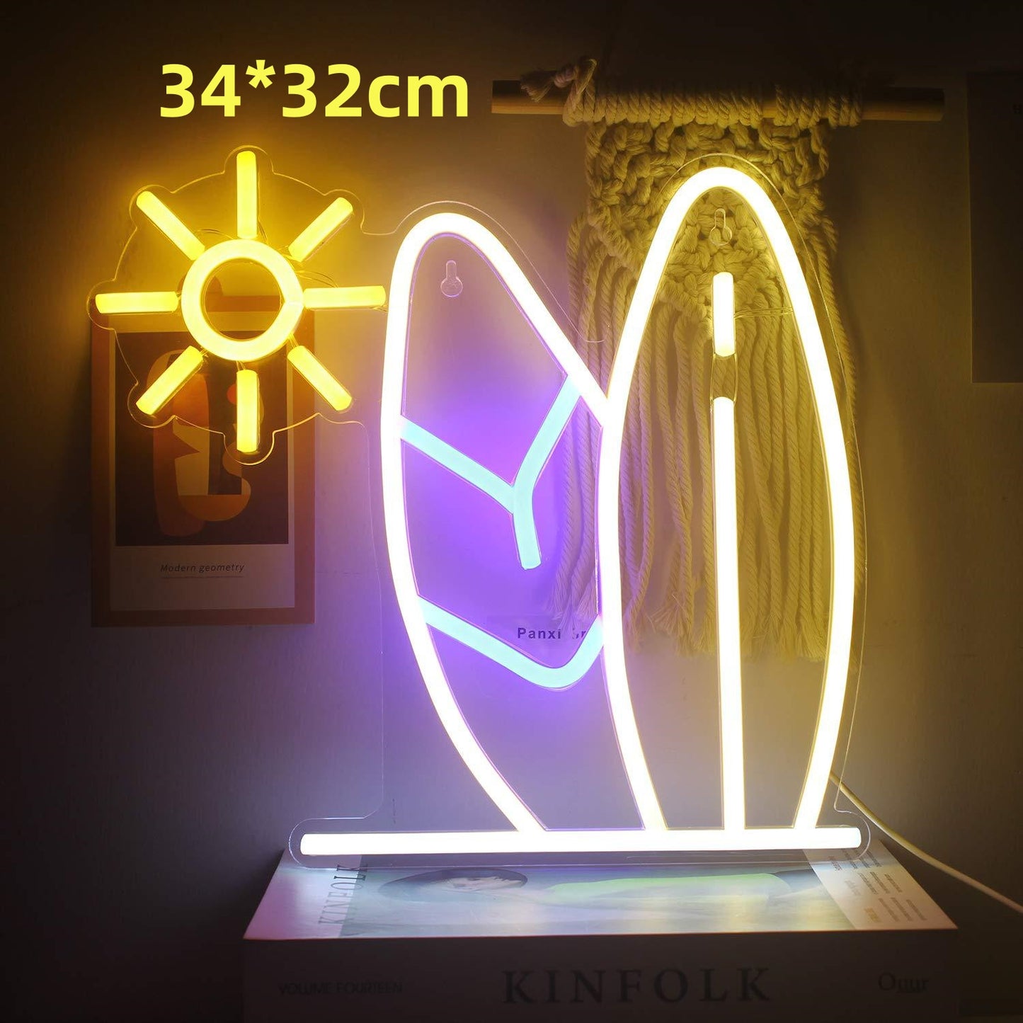 Cosmic Glow Neon LED Wall Light (USB, Adjustable Brightness)
