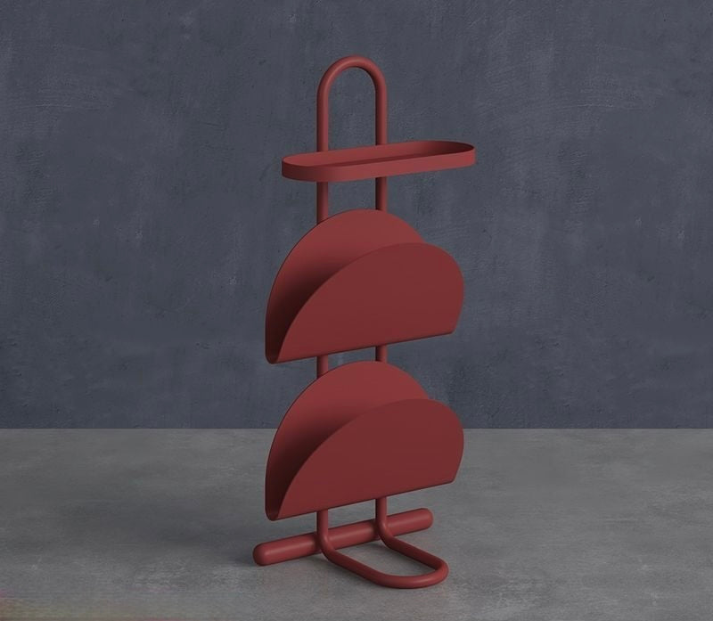 ArcTier Floor Magazine Stand