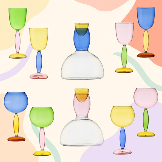 Spectrum Sip Wine Glass and Decanter
