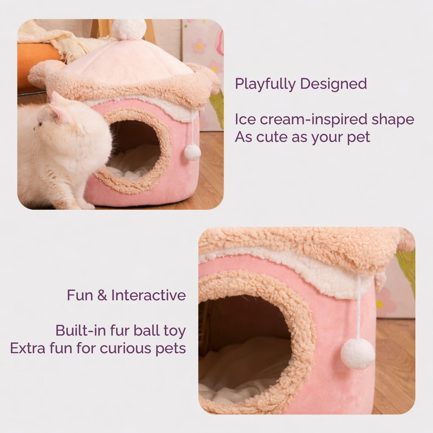 Scoops & Snoozes Ice Cream Pet House