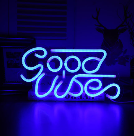 Cosmic Glow Neon LED Wall Light (USB, Adjustable Brightness)