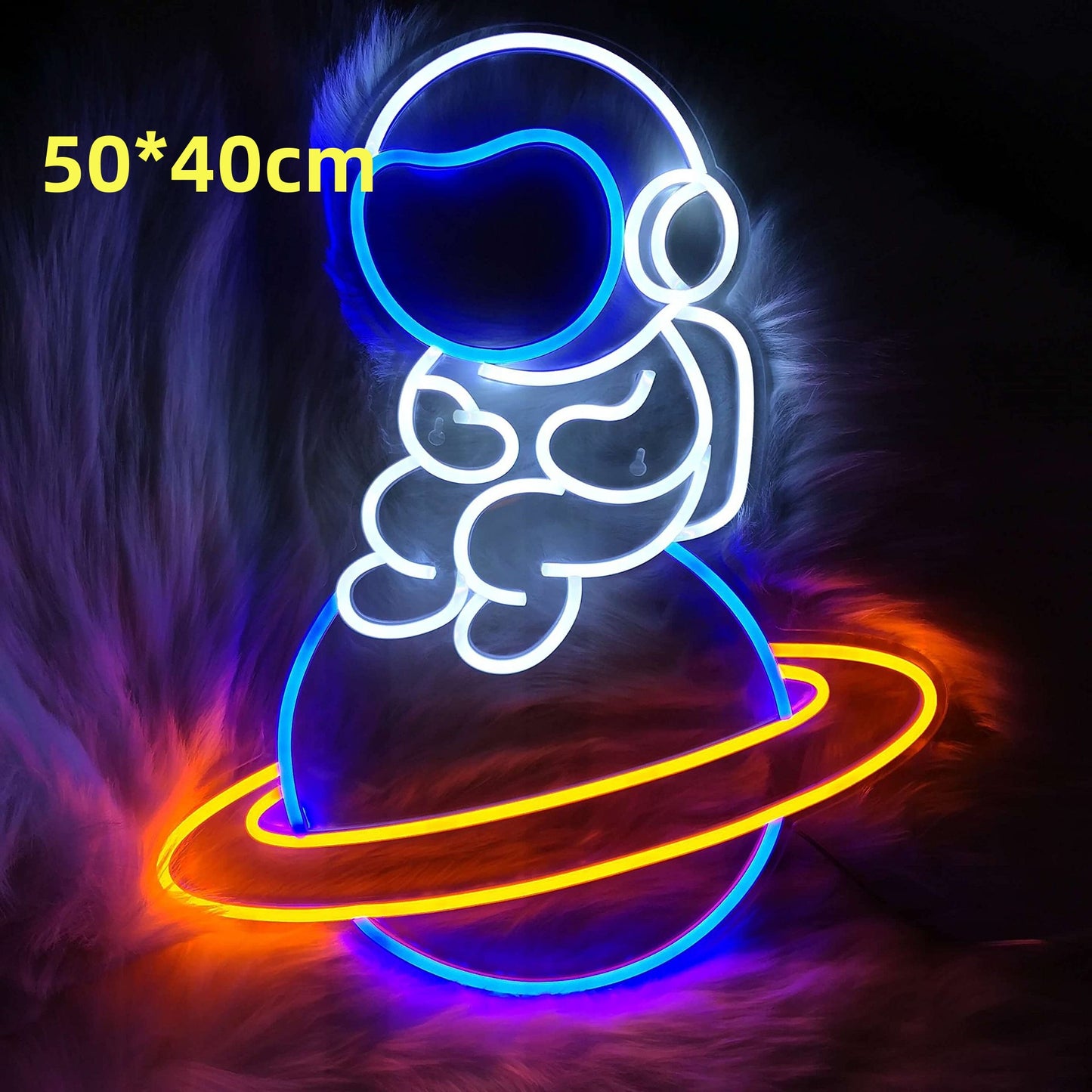 Cosmic Glow Neon LED Wall Light (USB, Adjustable Brightness)