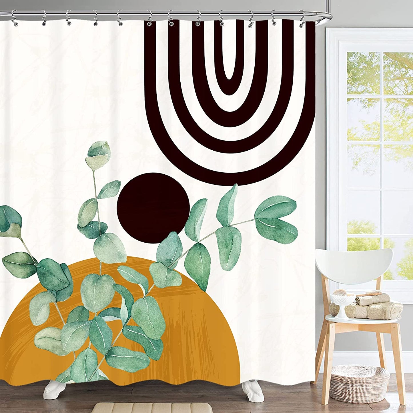 Abstract Pop Shower Curtain