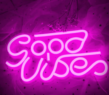 Cosmic Glow Neon LED Wall Light (USB, Adjustable Brightness)