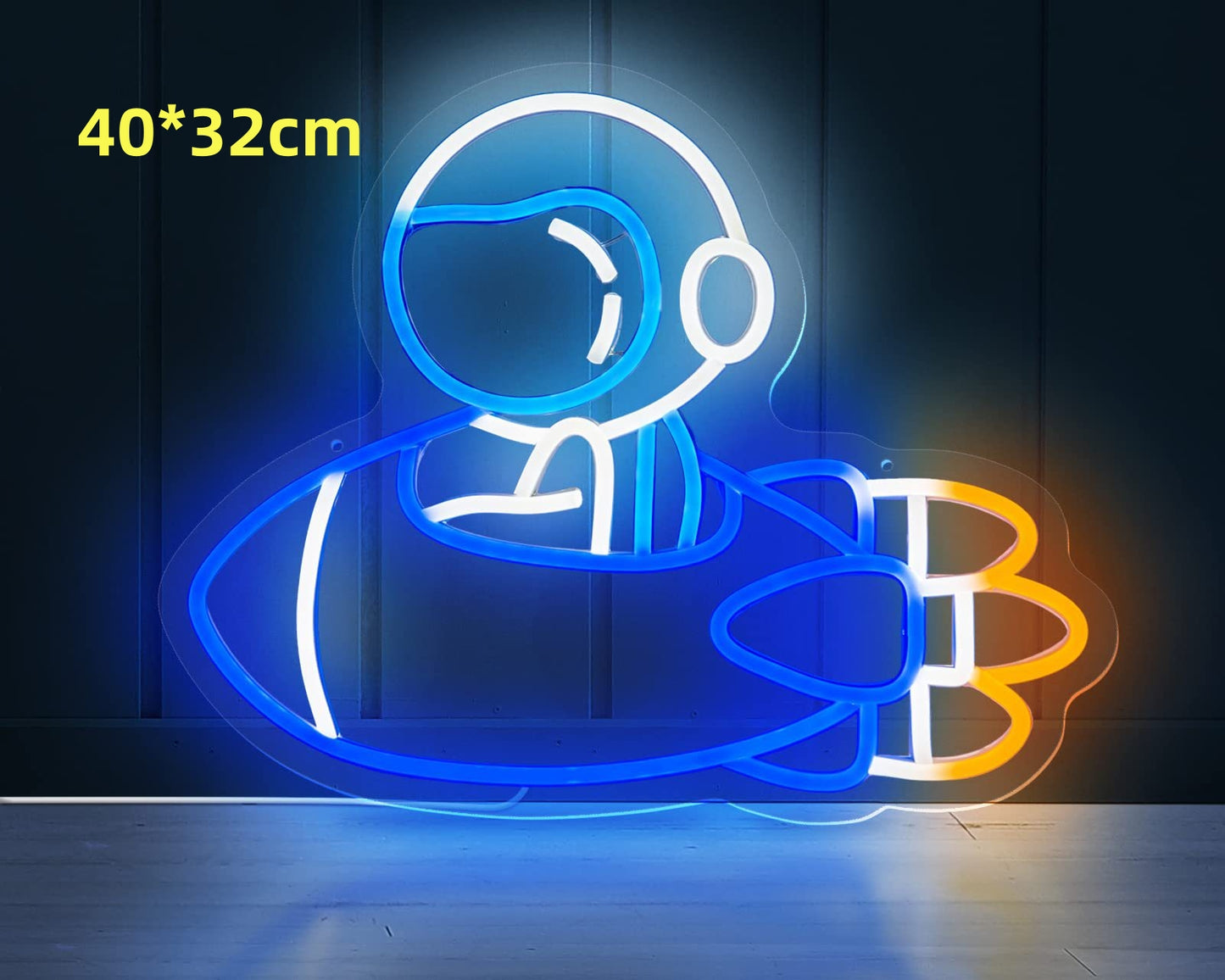 Cosmic Glow Neon LED Wall Light (USB, Adjustable Brightness)
