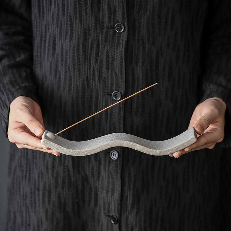 Flow Ceramic Incense Holder