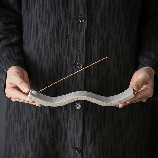 Flow Ceramic Incense Holder