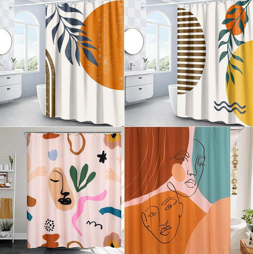 Abstract Pop Shower Curtain
